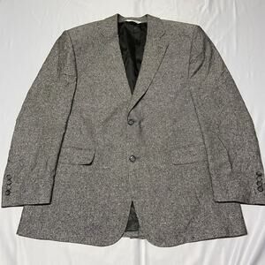 Versini Jacket Blazer Sport Coat Cambodia 100% Silk Boucle' Tweed  43R